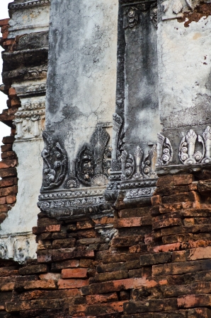 Old brick wall textureの写真素材