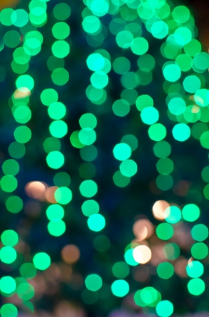 The green light bokehの写真素材