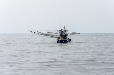 The fishing boat in Thailandのeditorial素材