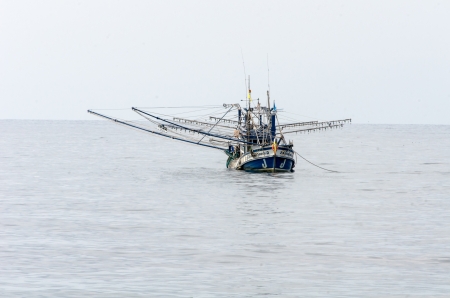 The fishing boat in Thailandのeditorial素材