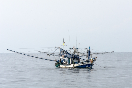 The fishing boat in Thailandのeditorial素材