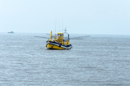 The fishing boat in Thailandのeditorial素材