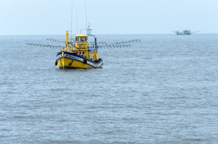 The fishing boat in Thailandのeditorial素材