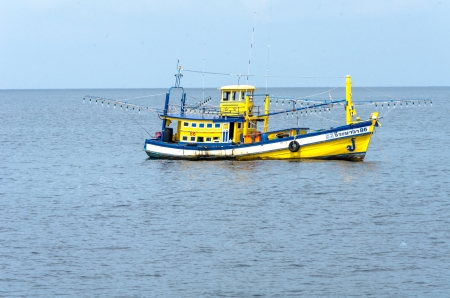 The fishing boat in Thailandのeditorial素材