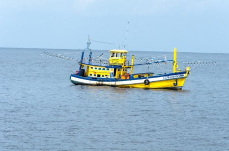 The fishing boat in Thailandのeditorial素材