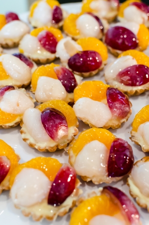 Sweet fruit cake textureの写真素材