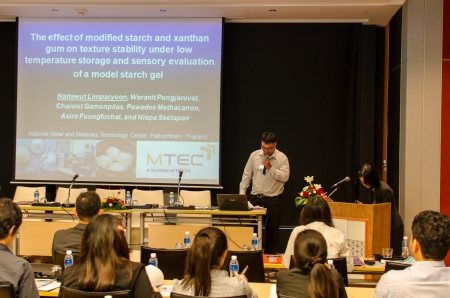 People listening to a talk in a seminarのeditorial素材