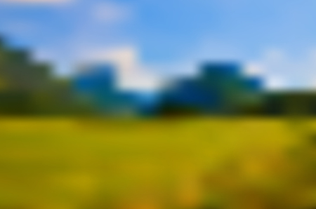 Abstract blurred nature vector background with mountains, sky and meadow, blurryのイラスト素材