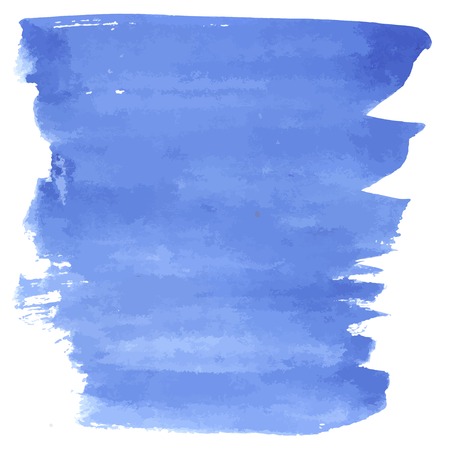 Blue hand drawn paint watercolor  backgroundのイラスト素材