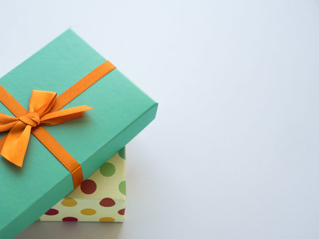 Wrapped vintage gift box