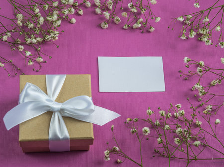 Wrapped vintage gift boxの写真素材