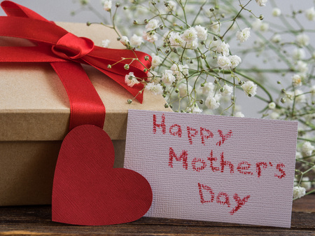 Wrapped vintage gift boxの写真素材