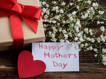 Wrapped vintage gift boxの写真素材