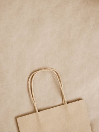 Cotton bag for free plastic shopping and packaging. Zero waste conceptの写真素材