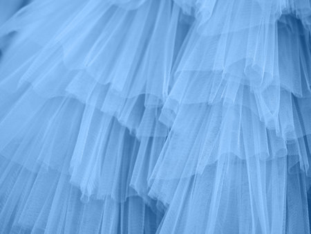 Blue color cloth wave background.