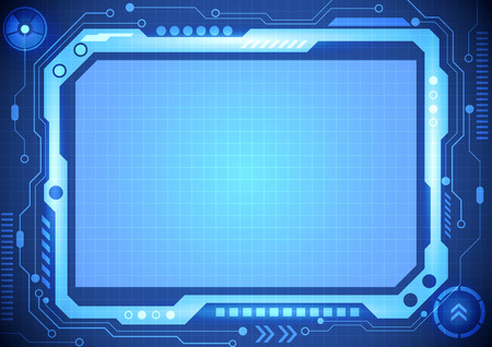abstract computer technology concept business background, vector illustrationのイラスト素材
