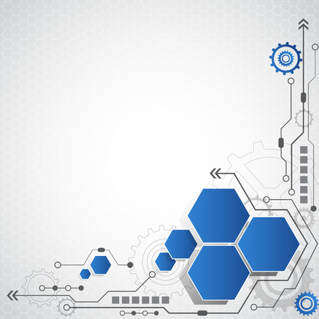 abstract futuristic circuit high computer technology business background vector illustrationのイラスト素材