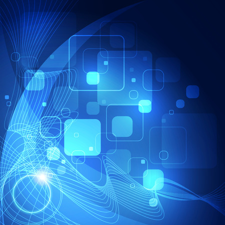 abstract structure circuit computer cube technology business backgroundのイラスト素材