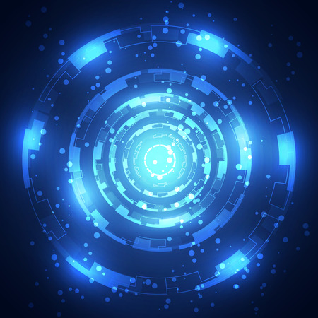 Abstract technology background. vector illustrationのイラスト素材