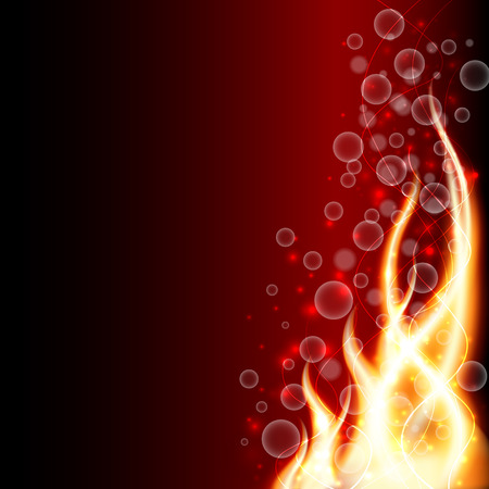 Abstract fire background, vector illustrationのイラスト素材