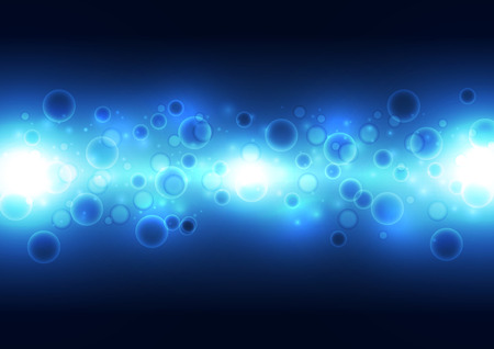 Stars of a planet and galaxy in a free space vectorのイラスト素材