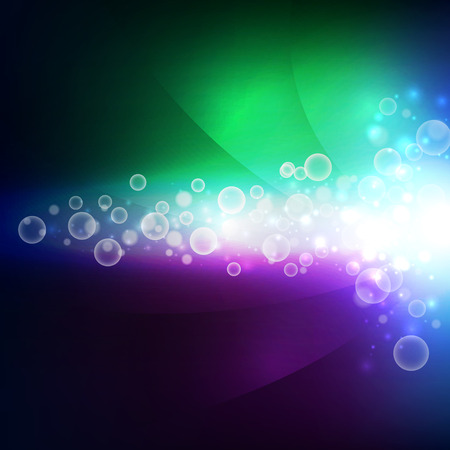 abstract aura light universe, illustration backgroundのイラスト素材