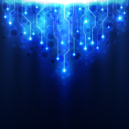Abstract circuit technology background, vector illustrationのイラスト素材