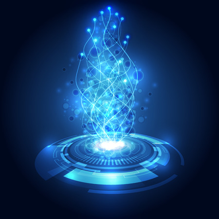Abstract technology concept background, vector illustrationのイラスト素材