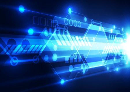 Abstract technology concept background, vector illustrationのイラスト素材