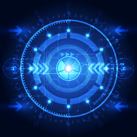 abstract technology future concept backgroundのイラスト素材