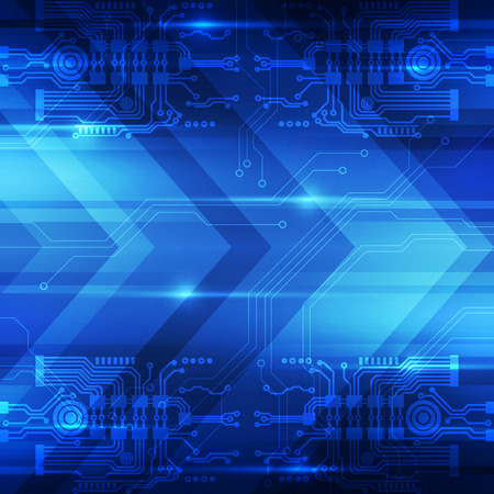 vector abstract digital technology concept backgroundのイラスト素材