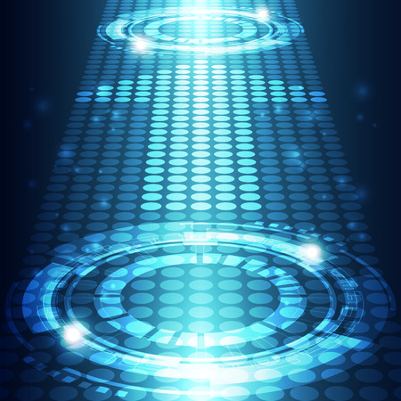 abstract future speed technology system background, vector illustrationのイラスト素材