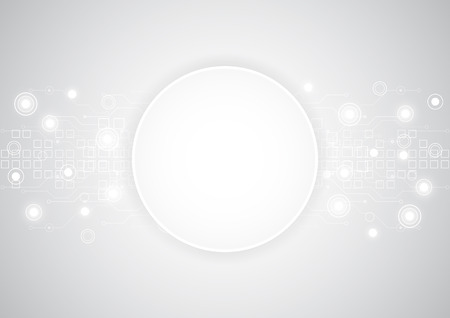 abstract future technology concept background, vector illustrationのイラスト素材