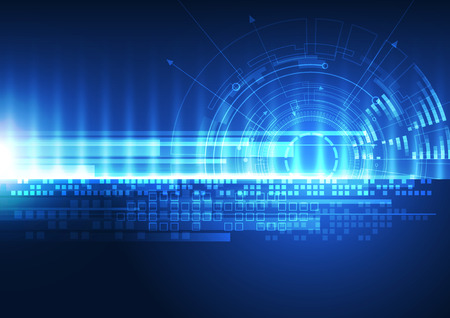 vector digital technology concept, abstract backgroundのイラスト素材