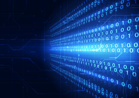 vector digital technology system abstract backgroundのイラスト素材