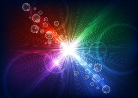 abstract vector light technology background illustrationのイラスト素材