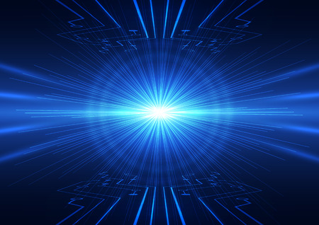 abstract vector future technology concept background illustrationのイラスト素材