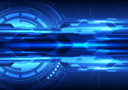 abstract vector digital technology background designのイラスト素材