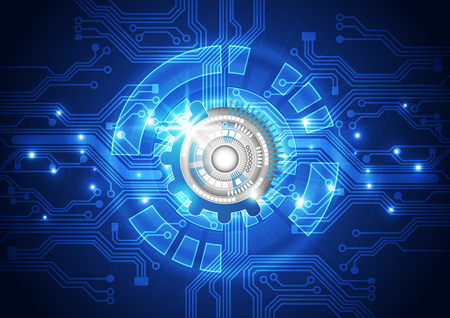 Abstract vector  technology background, illustrationのイラスト素材