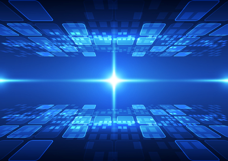 Abstract vector  technology background, illustrationのイラスト素材
