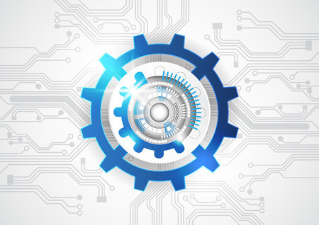 Abstract vector  technology background, illustrationのイラスト素材
