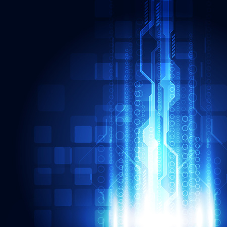 Abstract vector technology background, illustrationのイラスト素材
