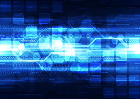 Abstract vector technology background, illustrationのイラスト素材