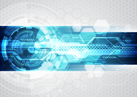 Abstract vector technology background, illustrationのイラスト素材