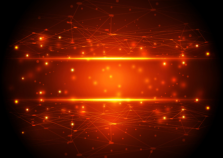 vector abstract future technology, illustration backgroundのイラスト素材