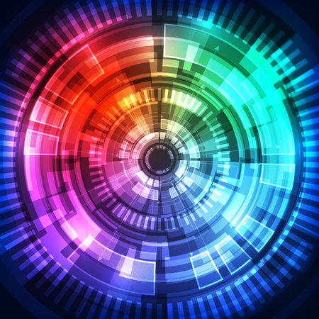 Abstract future technology concept backgroundのイラスト素材