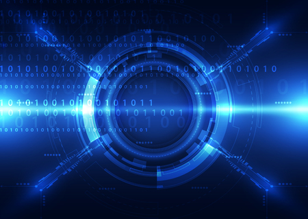 technology abstract digital background, vector illustrationのイラスト素材
