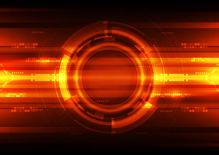 Abstract futuristic digital technology background. Illustration Vectorのイラスト素材