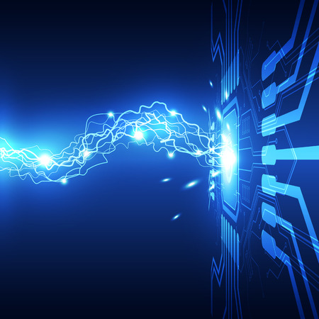 Abstract futuristic digital technology background. Illustration Vectorのイラスト素材