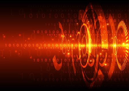 Abstract security digital technology background. Illustration Vectorのイラスト素材